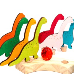 Langhalsdino Motivstecker 45 Steckfigur Schnuffelinis