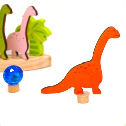 Langhalsdino Motivstecker 7 Steckfigur Schnuffelinis