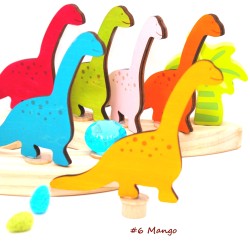 Langhalsdino Motivstecker 6 Steckfigur