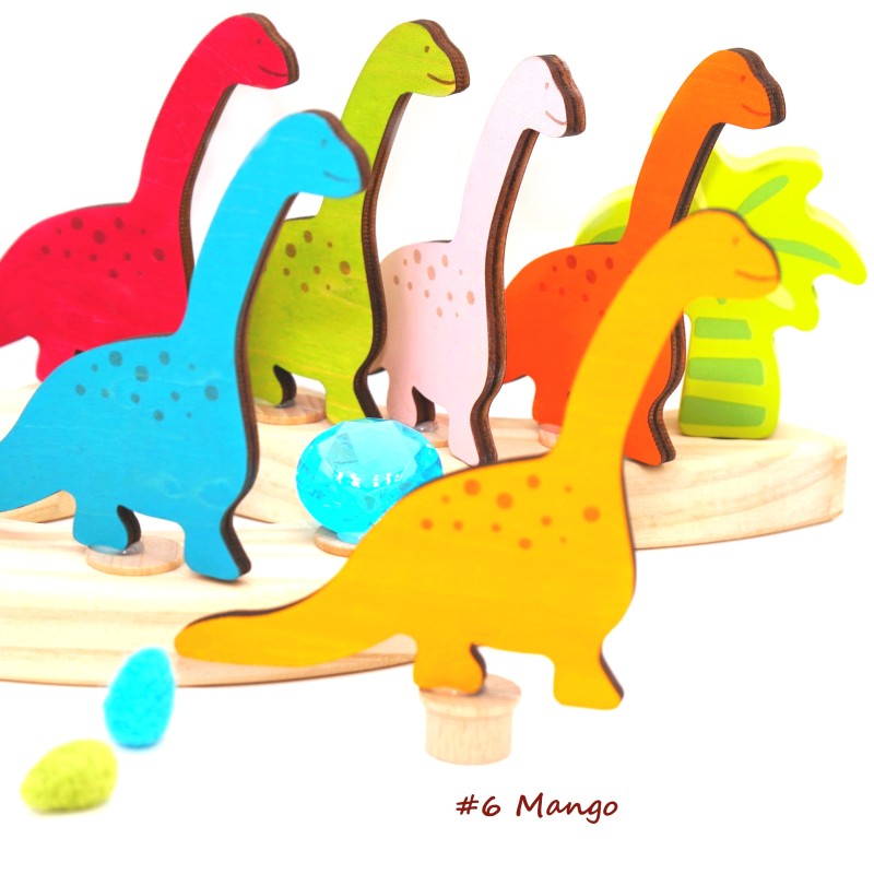 Dinosaur Brachiosaurus birthday plugs Schnuffelinis