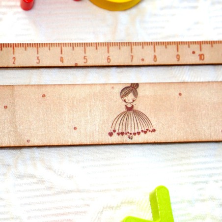 Leseanfänger Lineal Lesehilfe Prinzessin Schnuffelinis