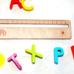 Leseanfänger Lineal Lesehilfe Regenbogen Schnuffelinis