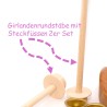 Girlanden Holzstäbe 2er Set für Motivstecker | SCHNUFFELINIS