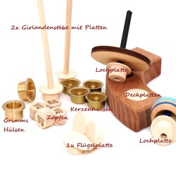 Girlanden Holzstäbe 2er Set für Motivstecker | SCHNUFFELINIS