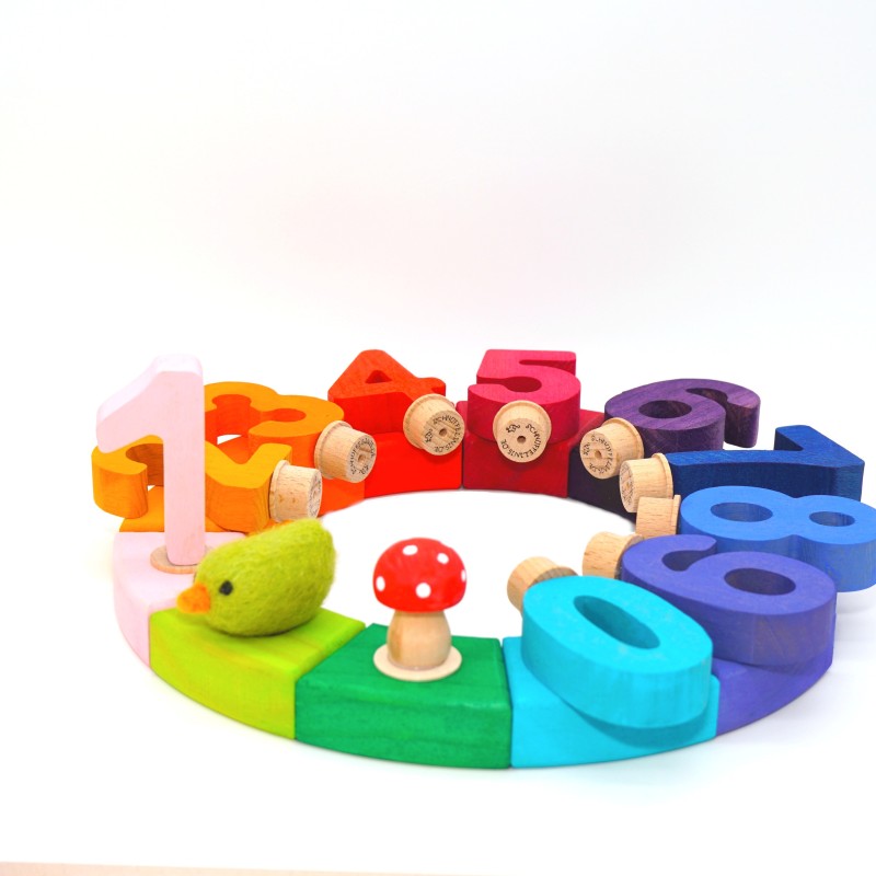 Wooden Rainbow Birthday Circle | Schnuffelinis