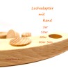 Holzstecker Lochadapter Bastelset –  für DIY & Geburtstagsringe