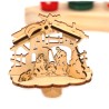 Mini Nativity Set for Advent Spirals – Wooden Christmas Decor | Schnuffelinis