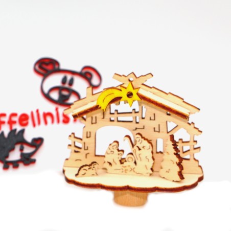 Wooden Nativity Set – Christmas Décor
