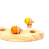 Eicheln Steckfigur hellorange – Holz Motivstecker