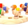 Eicheln Steckfigur natur – Holz Motivstecker