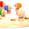 Acorn motifs nature – Autumn wooden plugs