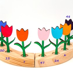 Regenbogen Zahlen – Motivstecker Set