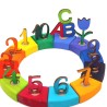 Wooden numbers set plugs for Birthday Rings
