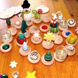 Christmas spiral  - wood decor | SCHNUFFELINIS