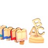 School start ABC plugs – Wooden Decor | SCHNUFFELINIS