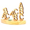Einschulung ABC Holz Motivstecker Set1