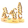 Einschulung ABC Holz Motivstecker Set1