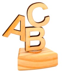 ABC Einschulung Motivstecker – Holzdeko | SCHNUFFELINIS