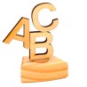 ABC Einschulung Motivstecker – Holzdeko | SCHNUFFELINIS