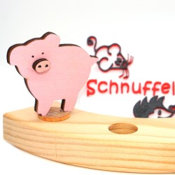Glücksschwein Steckerfigur Geburtstagsringe Motivstecker