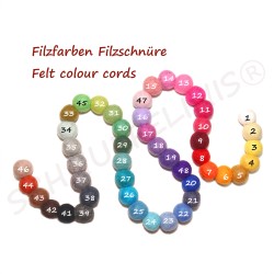 Felt balls 3cm - 1,18" decor | SCHNUFFELINIS