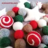 Felt garlands ready, stocking stuffer gifts, x-mas garland cinnamon