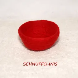Felt bowls your color 08 red