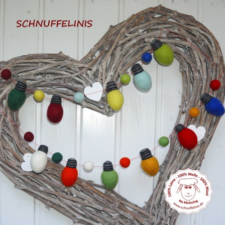 Weihnachten Lichterketten DIY Glühbirne Schnuffelinis