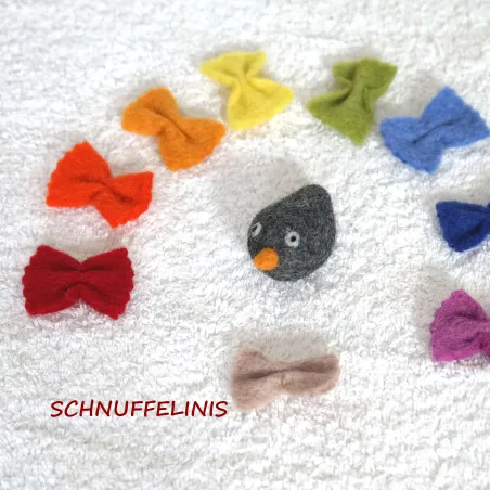 Filz Nudeln Regenbogen Nudeln, Kinderküche Nudeln, Montessori Farfalle