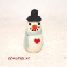Schneemänner Filz, Filzkugeln Schneemann, Filzwolle Christbaumkugeln