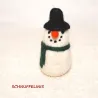 Filzkugeln Schneemann, gefilzte Schneemänner, Adventskalender Füllung