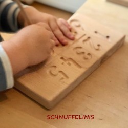 Zahlen Holzlegebrett 1 bis 10