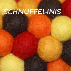 felt balls nature colors, autumn deco, thanksgiving felt balls
