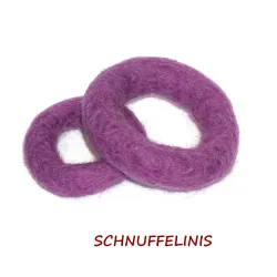 felt rings - 17 lavender