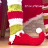 Stickanleitung, ebook, Elf Socken, Weihnachtsdeko, DIY