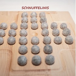 Holzspielbrett Solitär Geschenk Papa