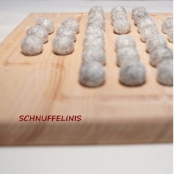 Holzspielbrett Solitär Geschenk Papa