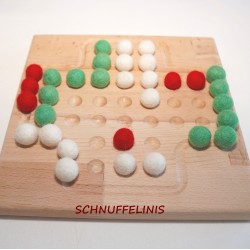 Holzspielbrett Solitär Geschenk Papa