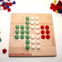 Tavola da gioco in legno solitario regalo pa
