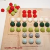 Solitaire game, gift for kids, montessori toy, math games for everyone