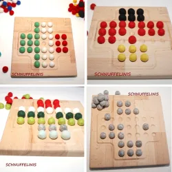 Tavola da gioco in legno solitario regalo pa
