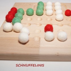 Holzspielbrett Solitär Geschenk Papa