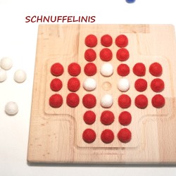 Holzspielbrett Solitär Geschenk Papa