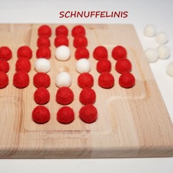 Holzspielbrett Solitär Geschenk Papa