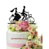 Hochzeitstorte Tandem Brautpaar