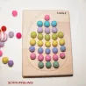 Easter egg dots tracing board