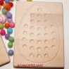 Easter eggs tracing board, Montessori toy, Easter hunting