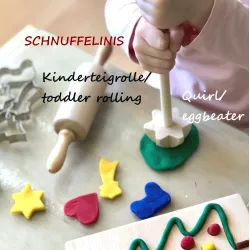 Montessori Kinderküche,  Waldorf Holz Utensilien, Holzzangen Löffel