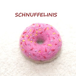 Filz Donuts mit bunte Streuseln