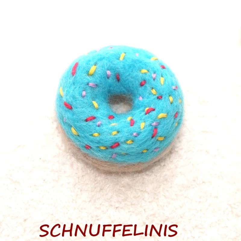 Felt donuts with colourful sprinkles